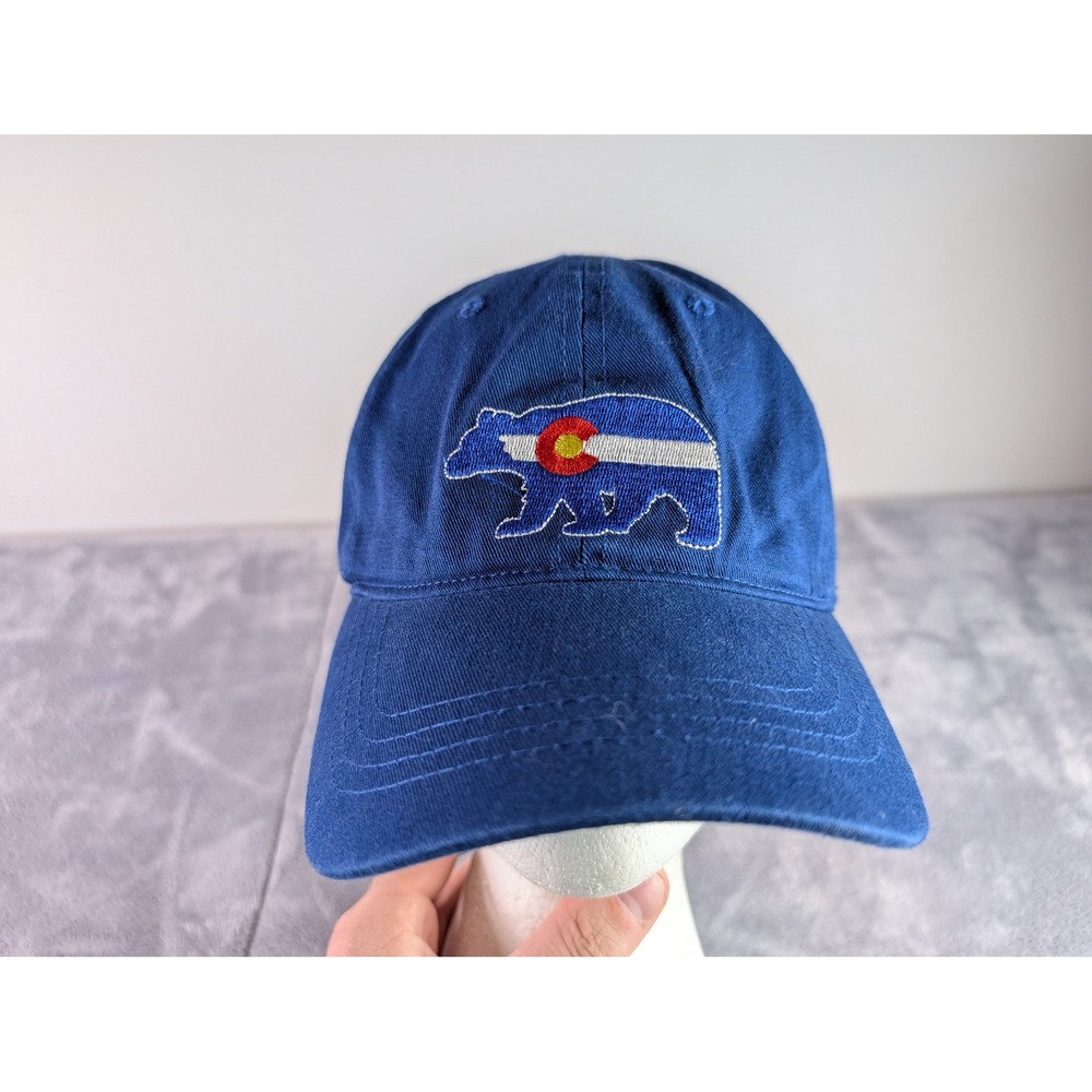 Outback Hats with Attitude Colorado Bear Flag Navy Blue Baseball Cap Wilcor 58cm